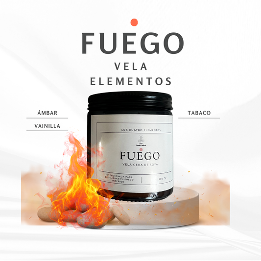🔥 Vela Elemento Fuego